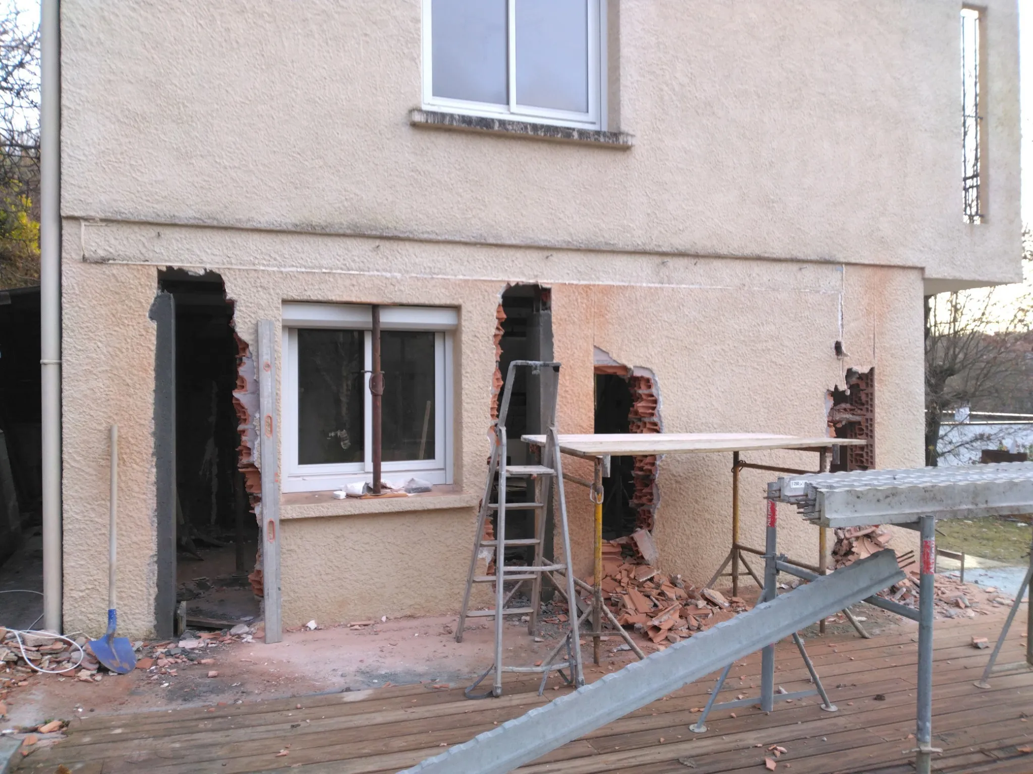 Travaux de maçonnerie