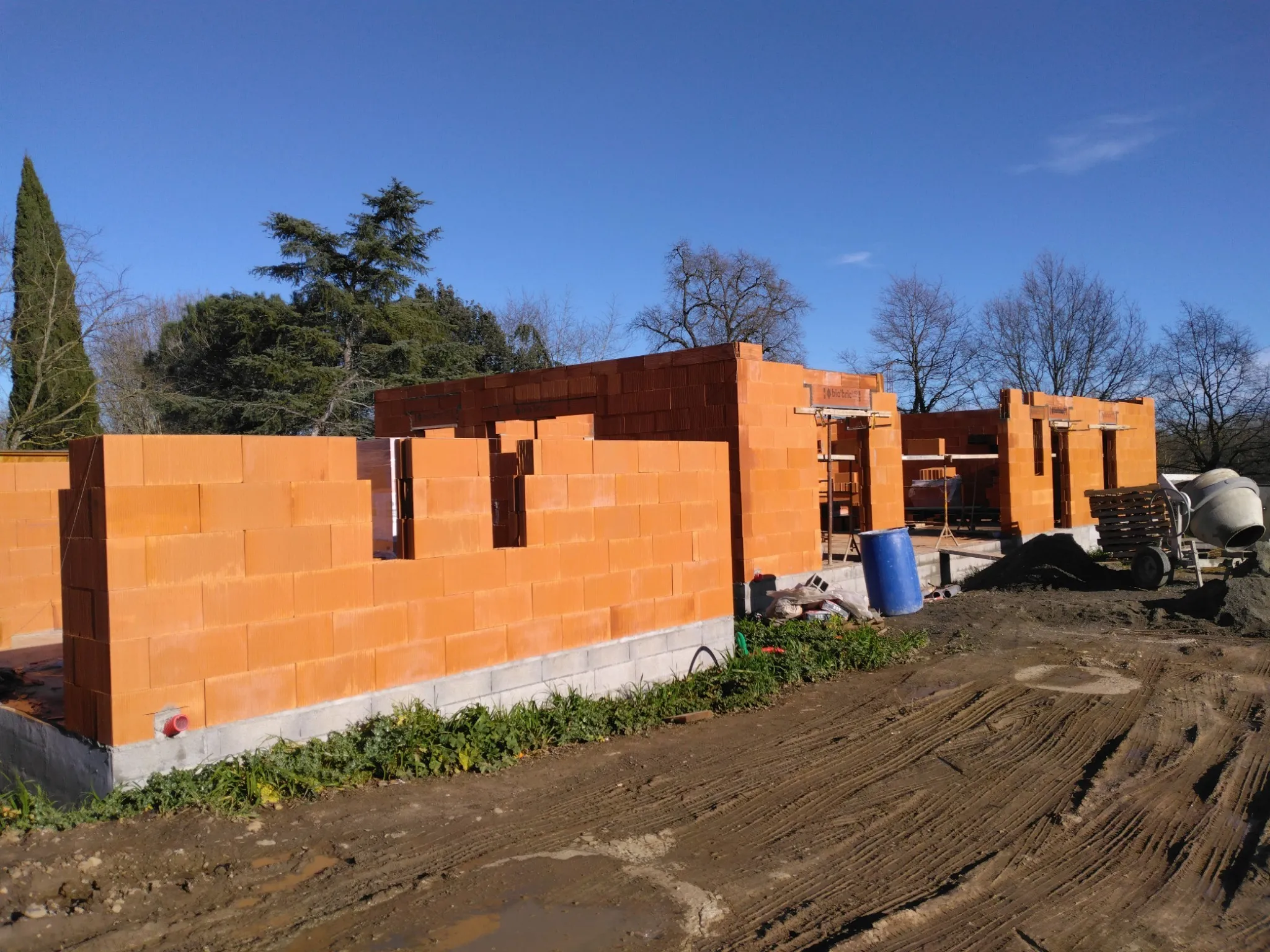 Travaux de maçonnerie